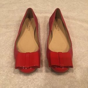 Talbots Autumn Flame Suede size 7.5 Great Cond.
